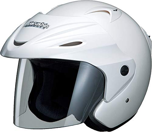 マルシン(MARUSHIN) バイクヘルメット ジェット M-380 パールホワイト フリーサイズ(57~~60CM未満)